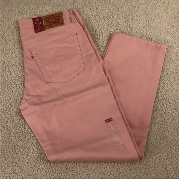 LEVI'S Men's 541 Athletic Fit Jeans, Pink - Picture 4 of 8